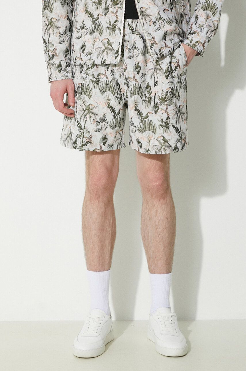 Shorts Pleasures Patterned Shorts Grøn | P24SP029.GREY, 0