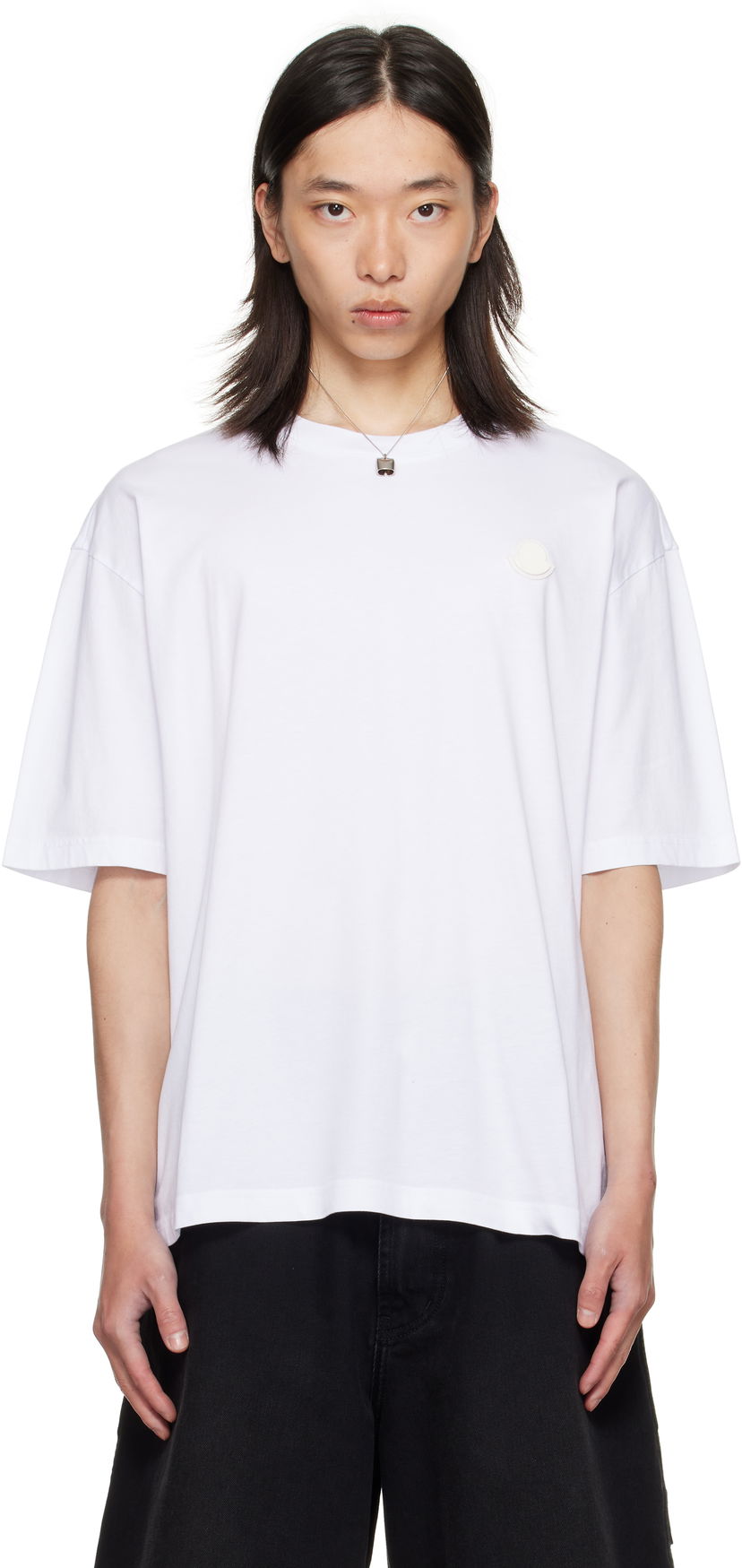 T-shirt Moncler Genius x A$AP Rocky Short Sleeve T-Shirt Hvid | K24048C0000289AYW