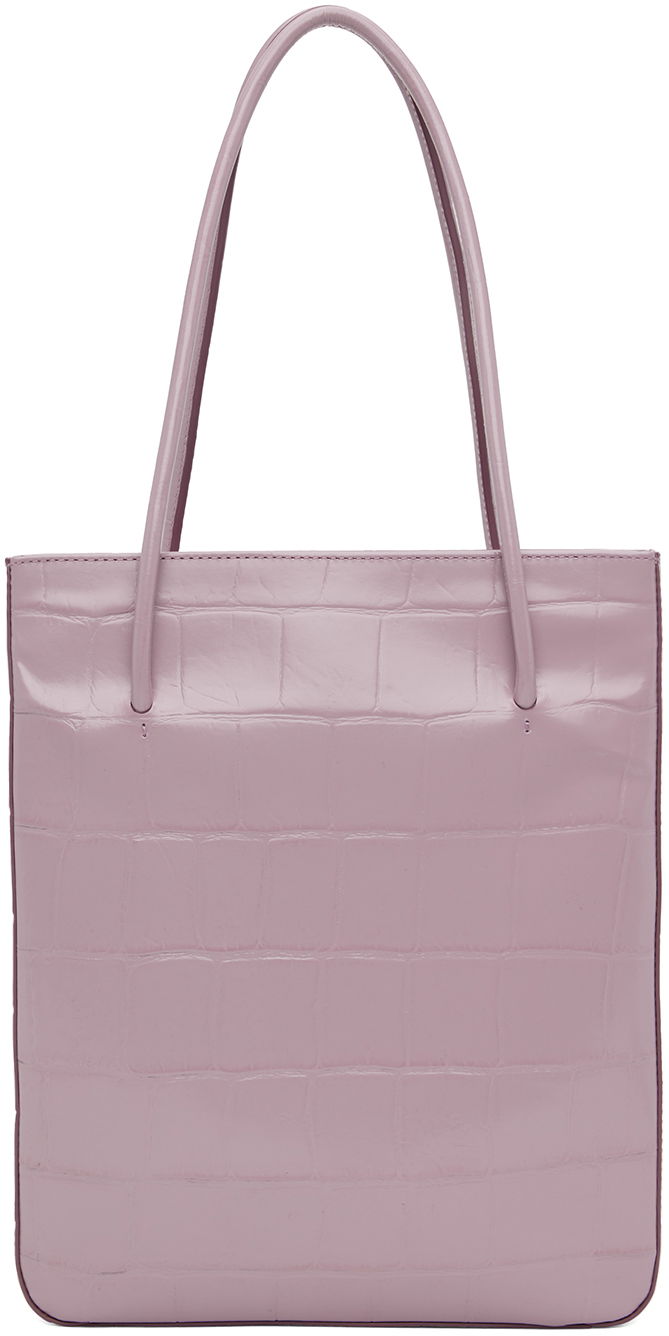 Mulepose BY FAR BY FAR Script Tote Bag Lilla | 23CASCPSLVMMCELMED