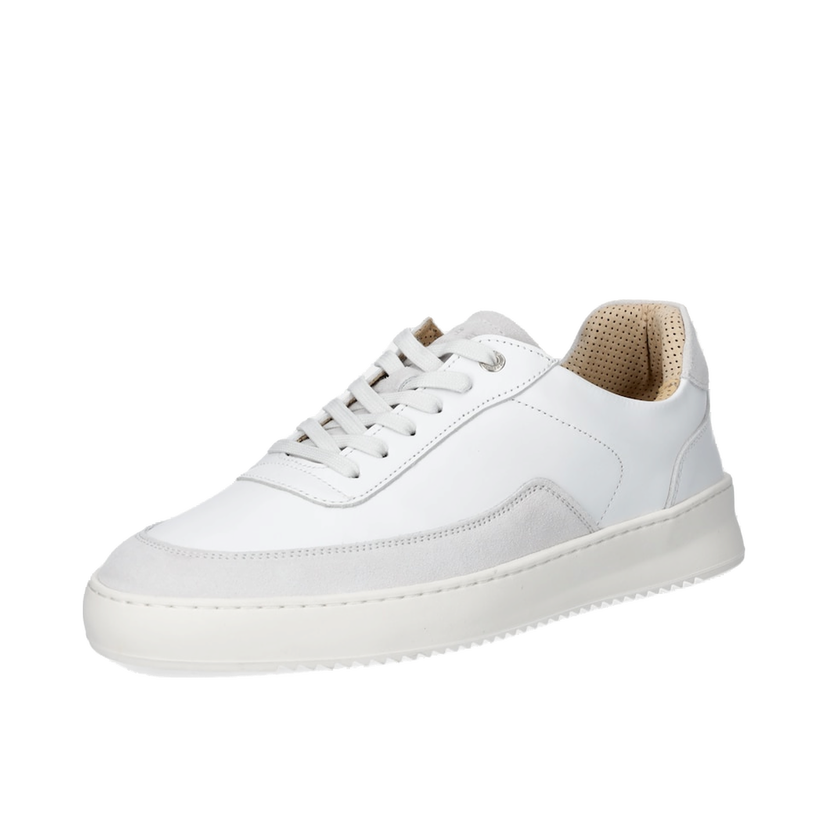 Sneakers og sko Filling Pieces Filling Pieces Mondo Squash Suede Hvid | 46733332035