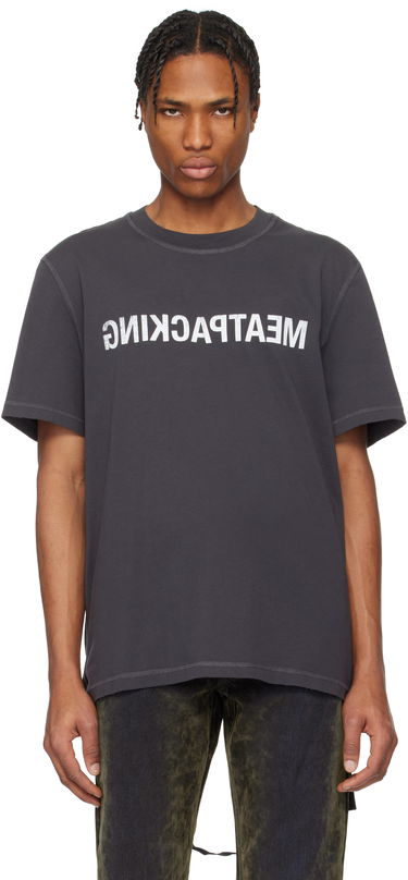 T-shirt Helmut Lang Helmut Lang 'Meatpacking' T-Shirt Grå | O10HM514, 0