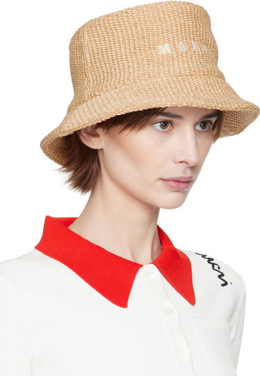 Hat Marni Embroidered Bucket Hat Lyserød | CLMC0067S1 UAC004, 1
