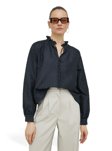 Skjorte Samsoe Samsoe Karookhi Blouse Sort | F23100148