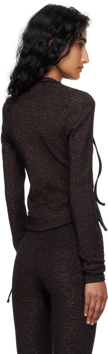 Sweater Ottolinger Ottolinger Double Closure Rib Knit Cardigan Sort | 104-600204-03, 2