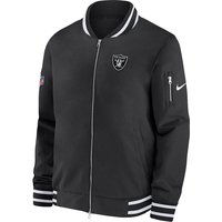 Jakke Nike NFL COACH BOMBER LAS VEGAS RAIDERS, Sort | 00ML-00A-8D-V6U, 0