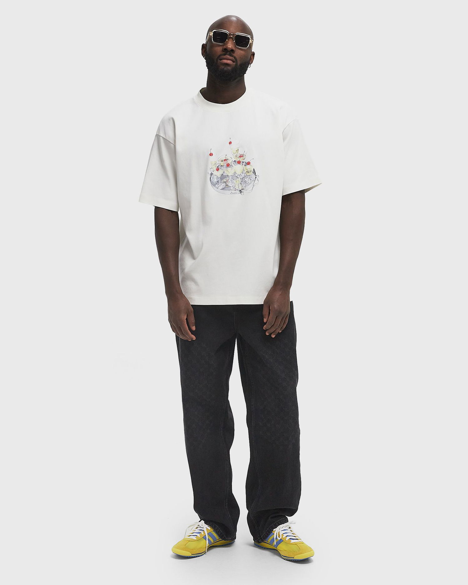 T-shirt Drôle de Monsieur Drole de Monsieur Le Cocktails T-Shirt XXL Hvid | G-TS237-CO002-OW, 1
