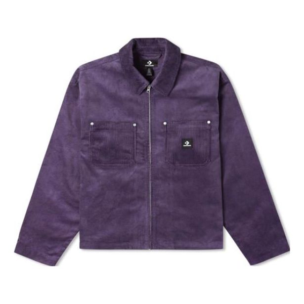 Jakke Converse Lightweight Corduroy Shop Jacket Lilla | 10023770-A02