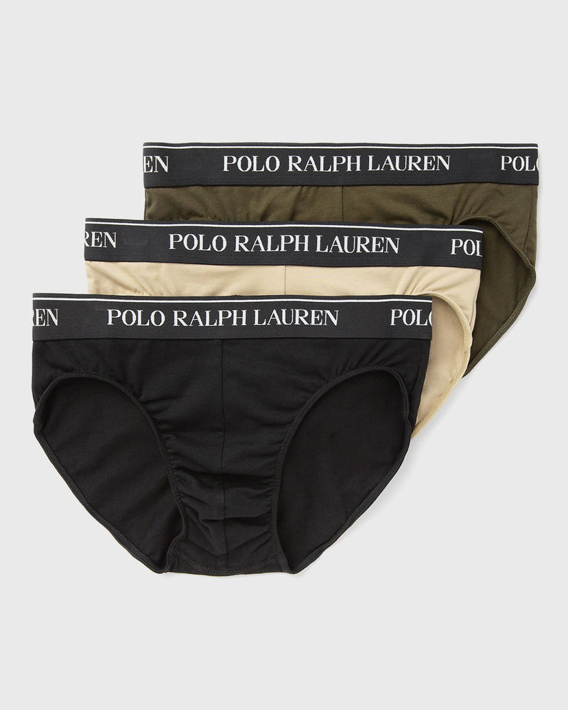 Undertøj og sokker Polo by Ralph Lauren 3-Pack Briefs Sort | 714840543020