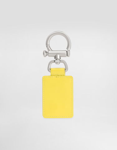 Nøgleringe Dolce & Gabbana Dolce & Gabbana Smooth Calfskin Keyring Gul | BP3439AV89389418, 3