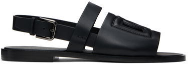Sneakers og sko Dolce & Gabbana Dolce&Gabbana Calfskin Sandals Sort | A80433AO602, 0