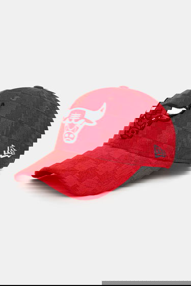 Kasket New Era Chicago Bulls Tonal Check 940 Velour Baseball Cap Rød | 60595441, 0