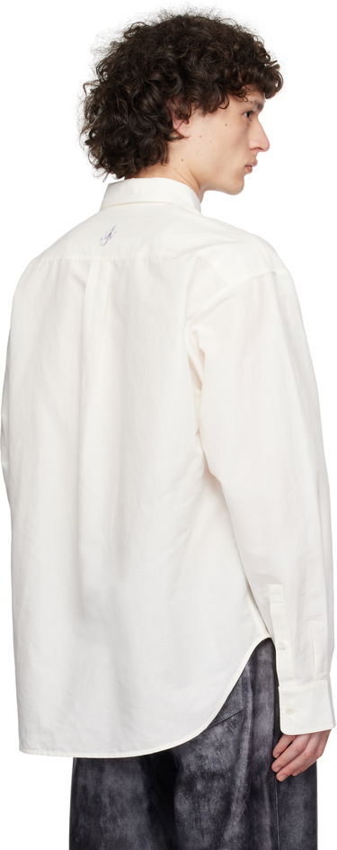 Skjorte JW Anderson JW Anderson Fence Print Boxy Shirt Hvid | SH0362-PG1698, 2