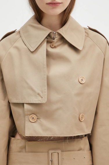Trenchcoat VETEMENTS VETEMENTS Deconstructed Trench Coat Beige | WA66JA400S, 3