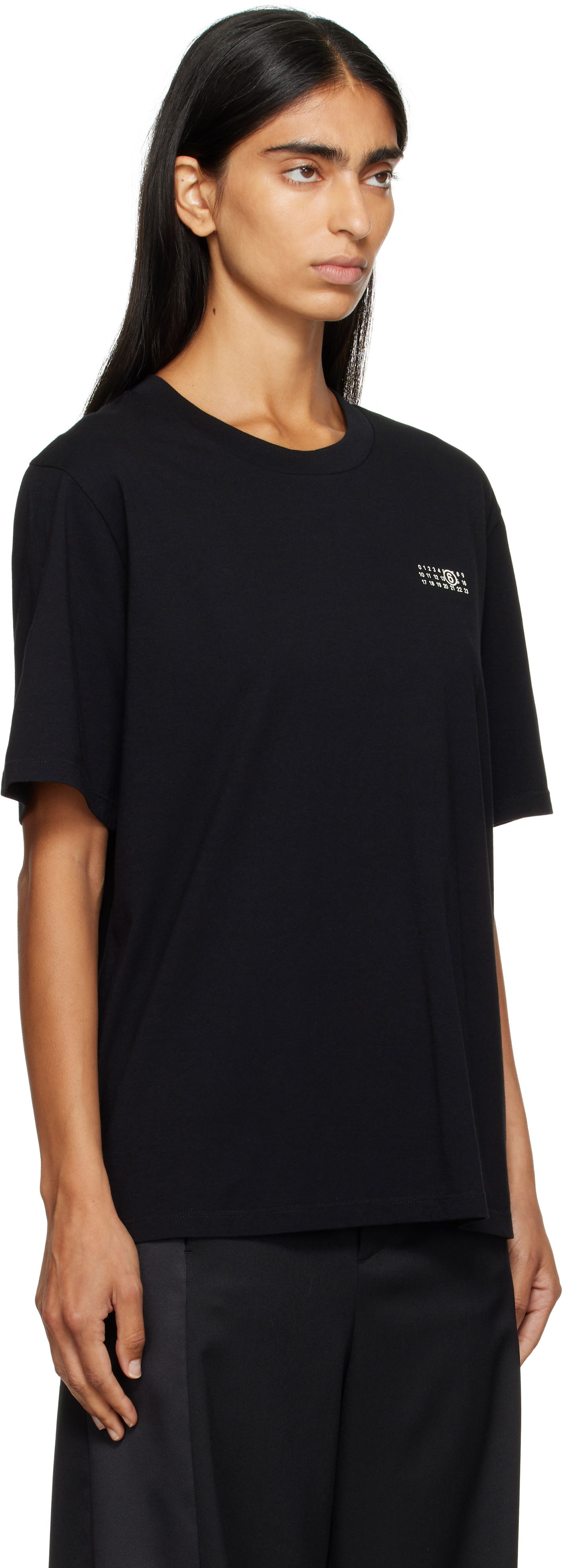 T-shirt Maison Margiela MM6 Maison Margiela Cotton Jersey T-Shirt Sort | SH2GC0031 M20048, 1