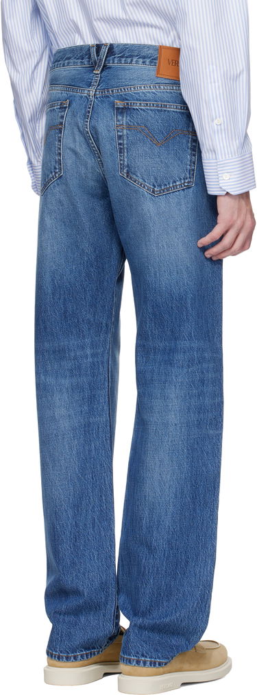 Jeans Versace Versace Loose-Fit Jeans Blå | 1017775_1A13585, 2
