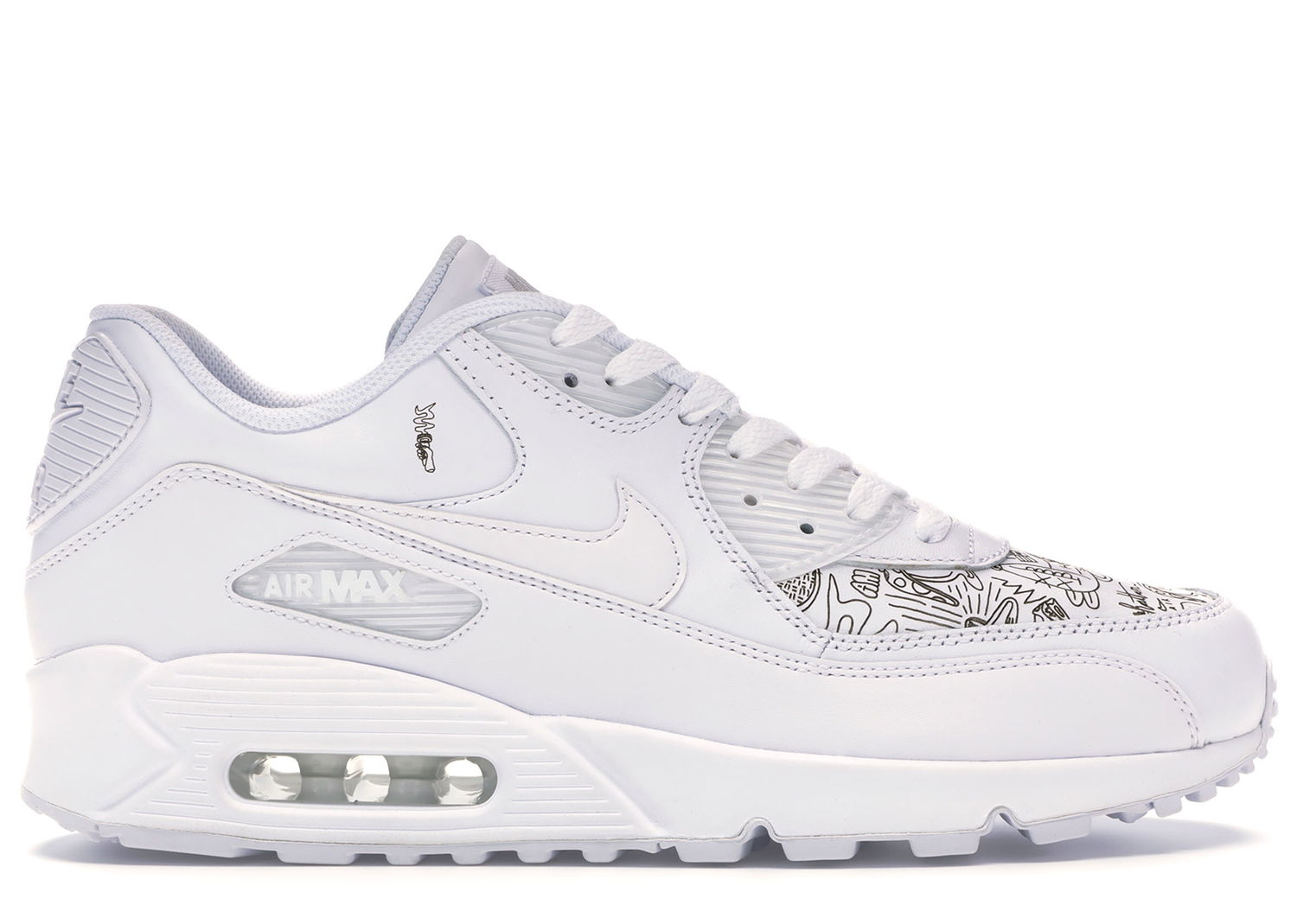 Sneakers og sko Nike Air Max 90 Laser NYC Hvid | 032616-212, 0