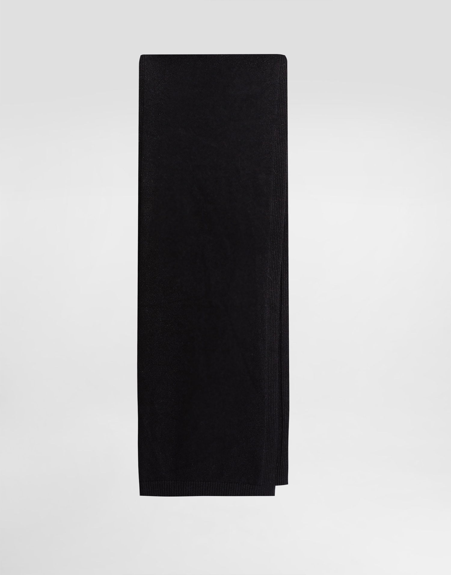 Tørklæde Dolce & Gabbana Dolce & Gabbana Cashmere Knitted Scarf Sort | FXR17TJDVC2N0000, 0