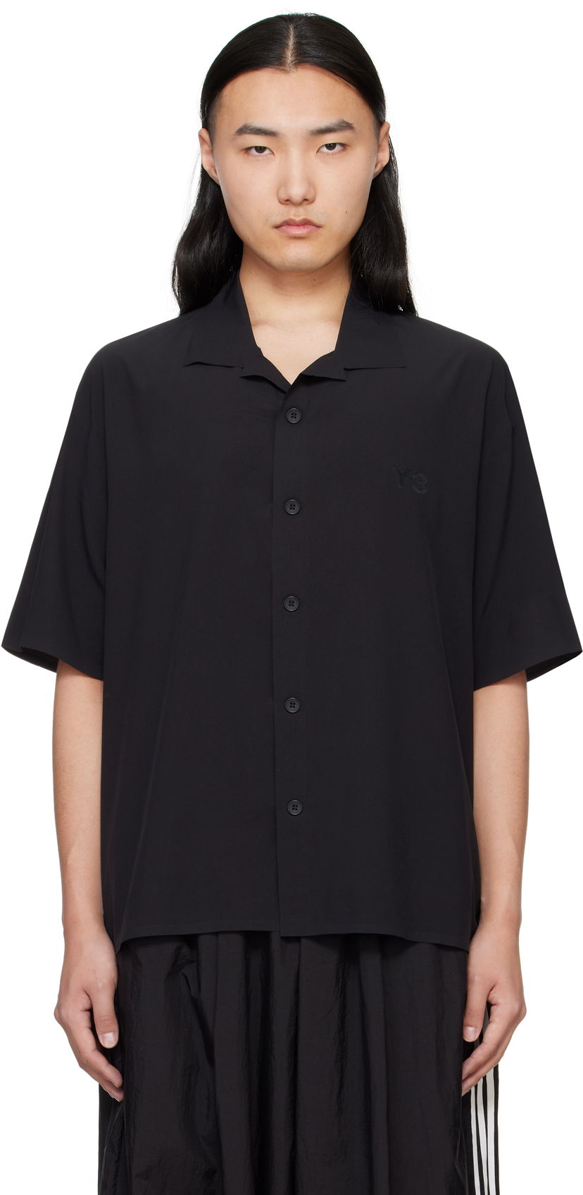 Skjorte Y-3 Y-3 Lite Woven Shirt Sort | JD1457