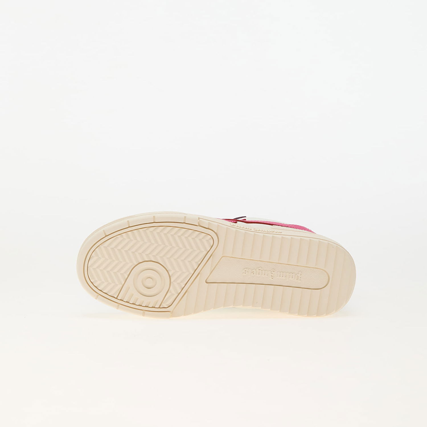 Sneakers og sko Palm Angels Palm Beach University Leather White Fuchsia Hvid | PGIA014F24LEA0020132, 1
