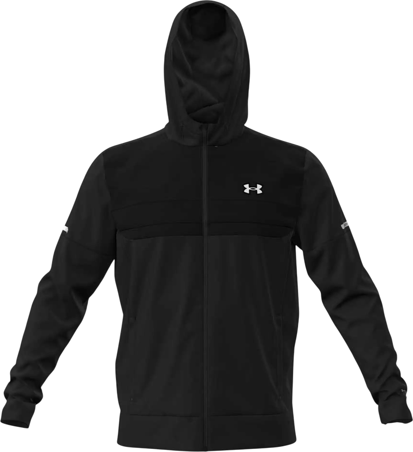 Sweatshirt Under Armour UA Armour Fleece Hooded Track Top Sort | 6005617-001