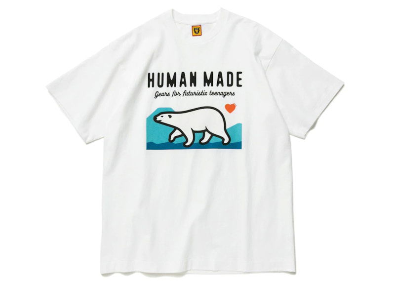 T-shirt Human Made Polar Bear Graphic Tee Hvid | HM23TE019