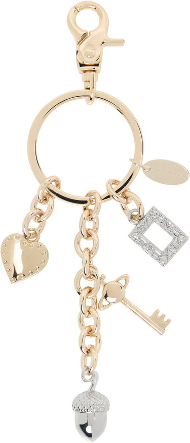 Nøgleringe Vivienne Westwood Vivienne Westwood Multi Charm Keychain Metalisk | 8203012BU-OM001F-, 2