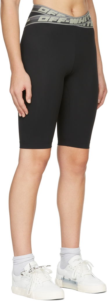 Shorts Off-White Off-White Logo Band Cycling Shorts Sort | OWVH020F21JER0011000, 1