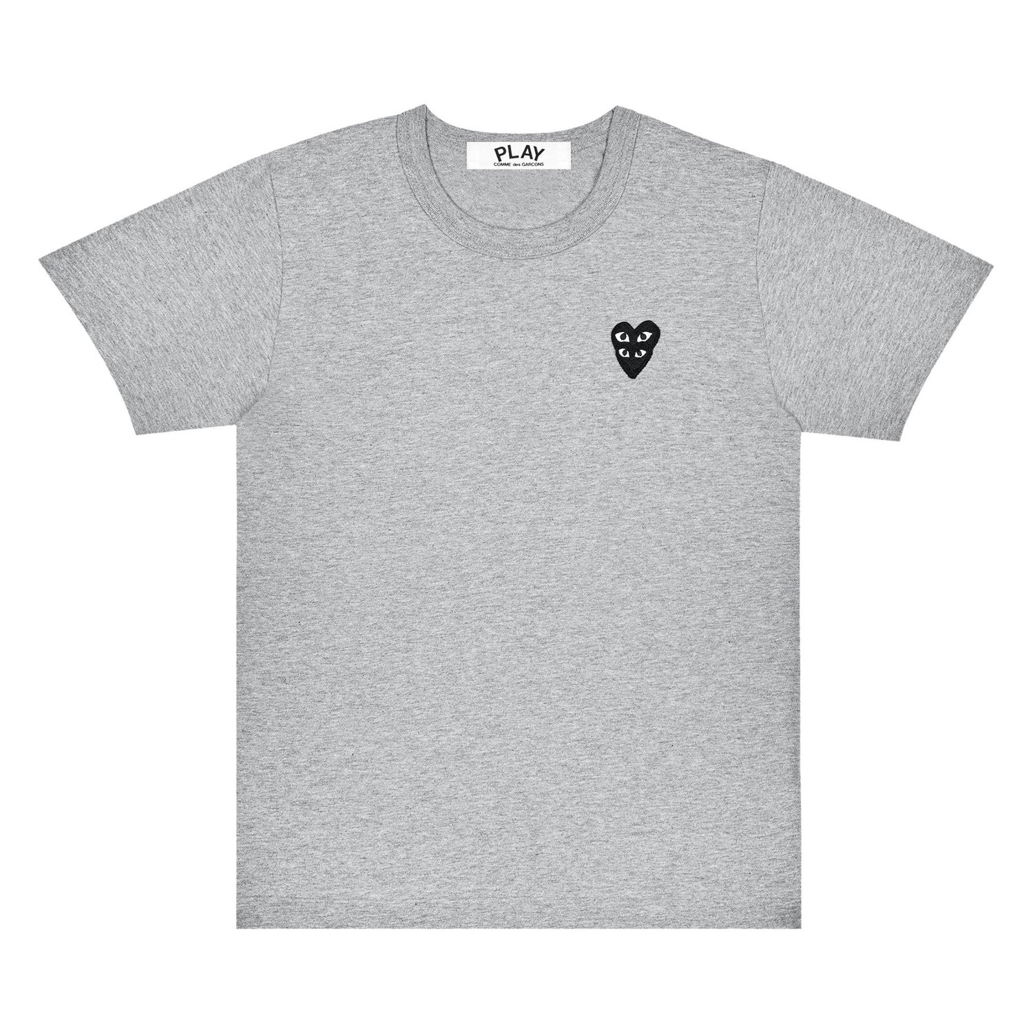 T-shirt Comme des Garçons PLAY Stacked Heart Short-Sleeve T-Shirt Grå | AZ T296 051 1, 1