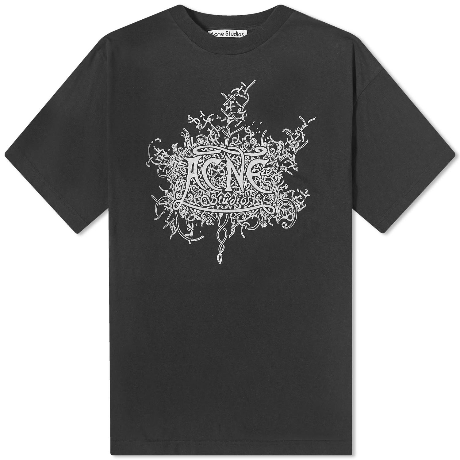 T-shirt Acne Studios Extorr Devil Logo T-Shirt Sort | BL0358-BM0, 0