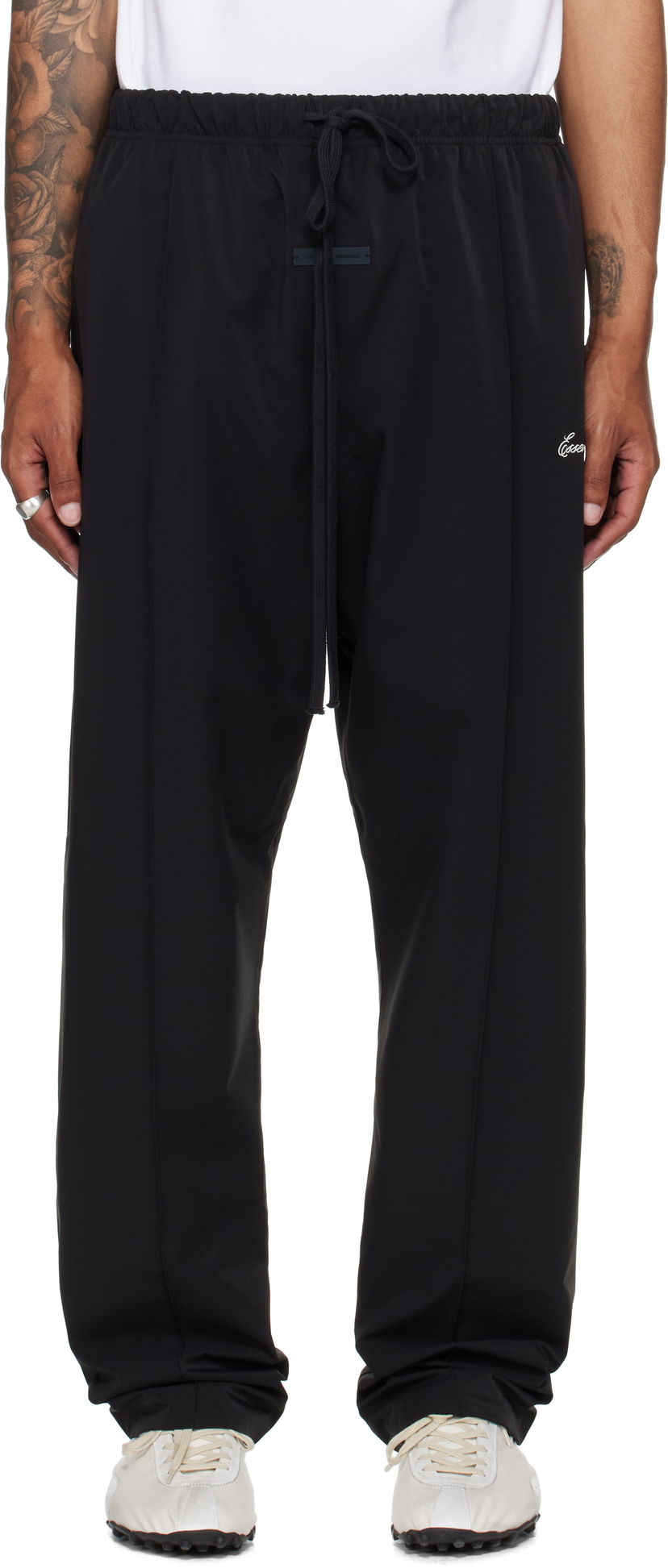 Joggingbukser Fear of God Fear of God ESSENTIALS Sporty Relaxed Track Pants Sort | 130SP256060F