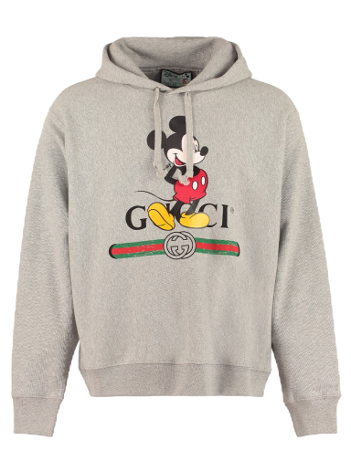 Sweatshirt Gucci Disney Mickey Mouse x Hoodie Grå | 604218XJB681093