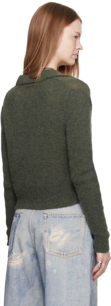 Sweater OUR LEGACY Our Legacy Mazzy Polo Cardigan Grøn | W4253MM, 2