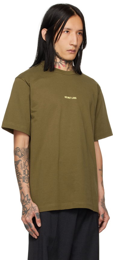 T-shirt Helmut Lang Space Graphic T-Shirt Grøn | N09HM526, 1