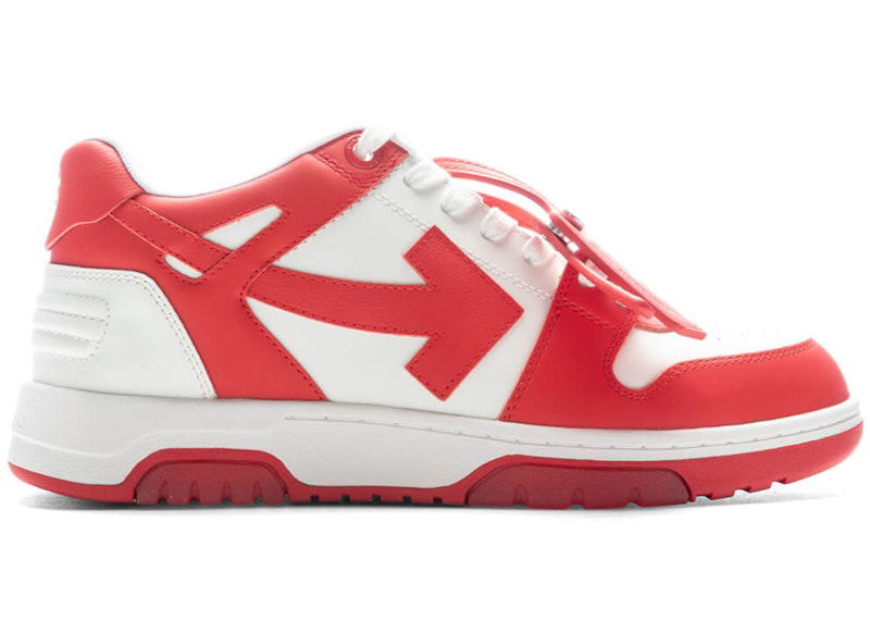 Sneakers og sko Off-White Out Of Office Low White Red Rød | OMIA189S23LEA0012501, 0
