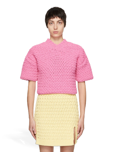 Sweater Bottega Veneta Heavy Weight Sweater Lyserød | 690675 V1MS0