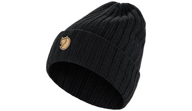 Beanie FJÄLLRÄVEN Byron Ribbed Knit Beanie Sort | F77388-550, 1