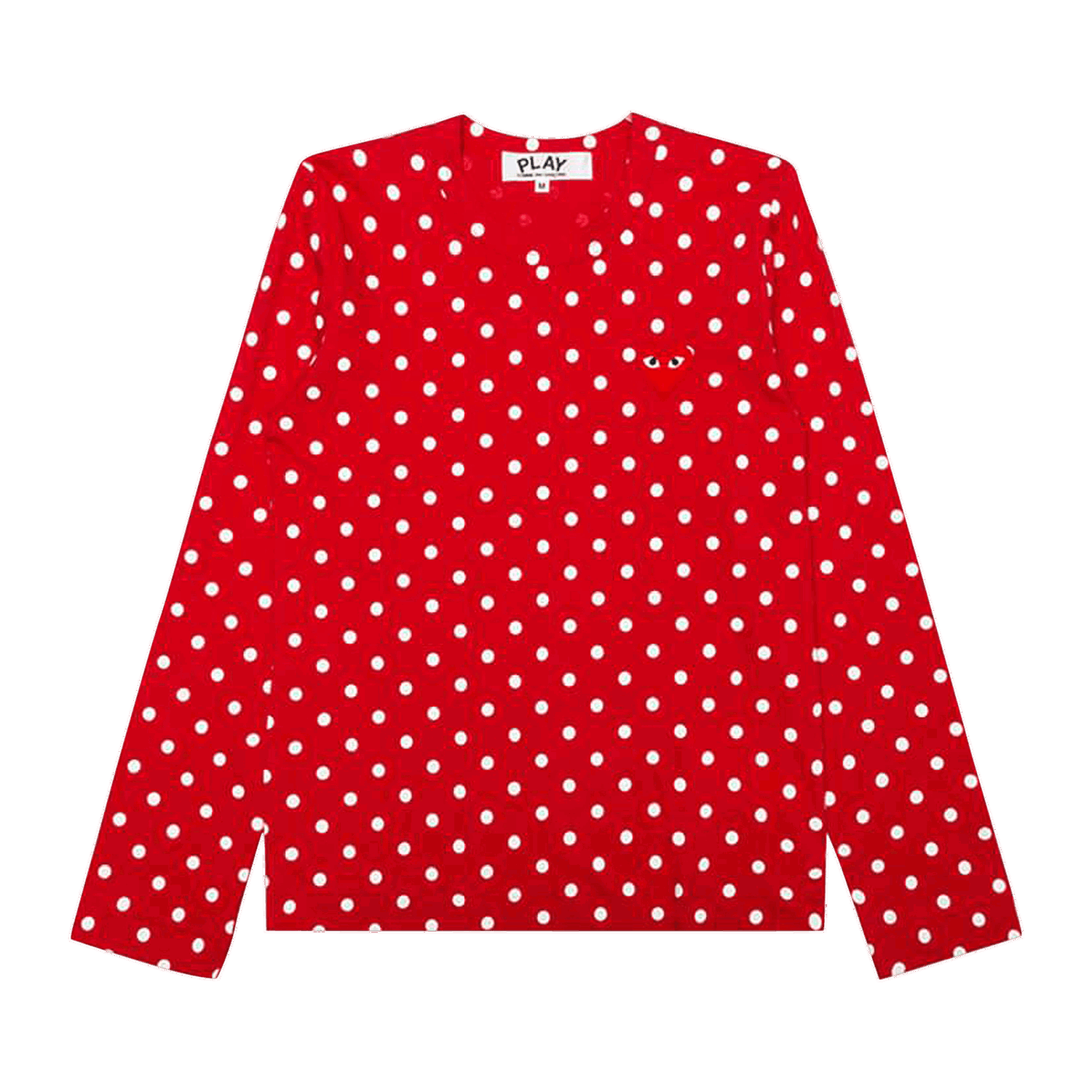 T-shirt Comme des Garçons PLAY Polka Dot T-Shirt Rød | az t165 051 3, 0