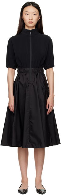 Moncler Taffeta Skirt Midi Dress
