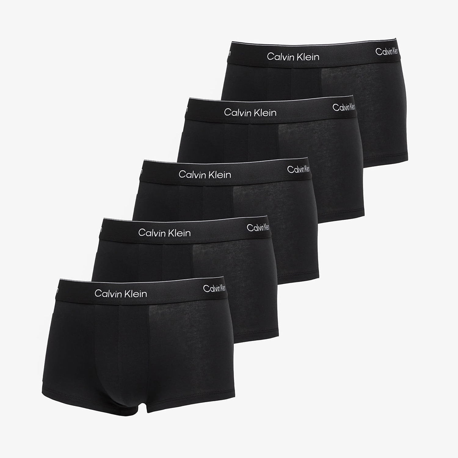 Boksere CALVIN KLEIN Calvin Klein Icon Cotton Stretch Low Rise Trunk (5-Pack) Sort | LV00NB4390 TM6, 0