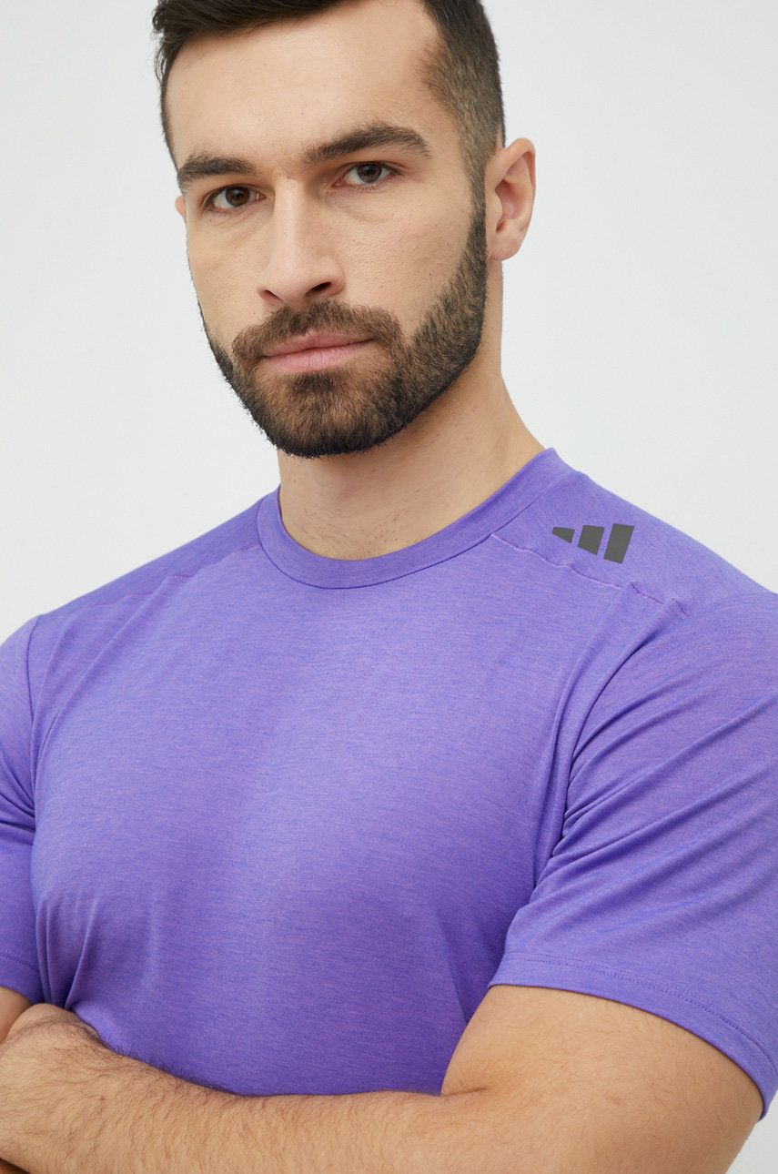 T-shirt adidas Performance Tee Designed for Training Lilla | IB9102, 0
