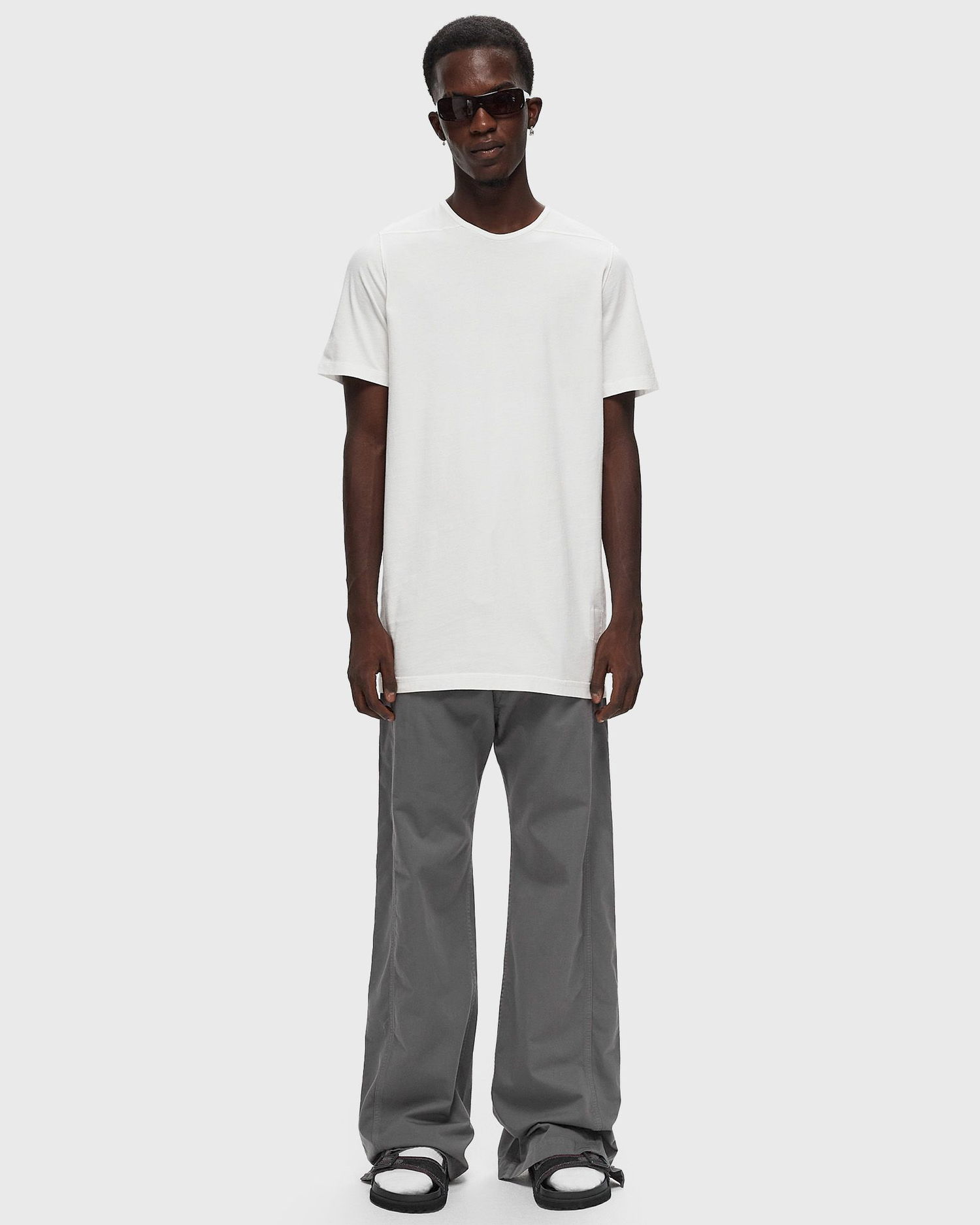 T-shirt Rick Owens DRKSHDW KNIT T-SHIRT-LEVEL T Hvid | DU02D2250-RNP-11, 1