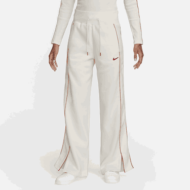 Joggingbukser Nike Sportswear Phoenix Fleece High-Waisted Open-Hem Tracksuit Bottoms Beige | FV4972-133, 4