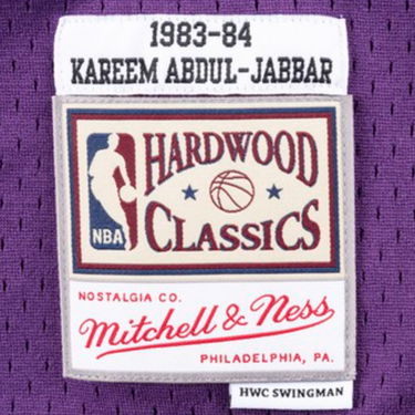 Jersey Mitchell & Ness Los Angeles Lakers Kareem Abdul-Jabbar Swingman Jersey Lilla | SMJYAC18109-LALPURP83KAB, 1