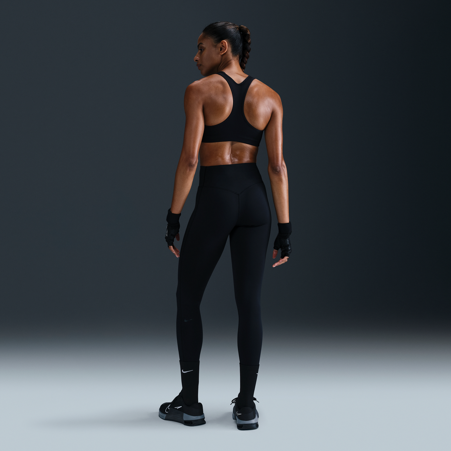 Leggings Nike Nike Universa High-Waisted Mid-Support Full-Length Leggings with Pockets Sort | HQ6810-010, 1