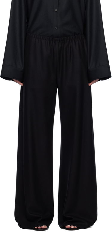 Bukser The Row The Row Gala Wide-Leg Trousers Sort | 1766-W3301, 0
