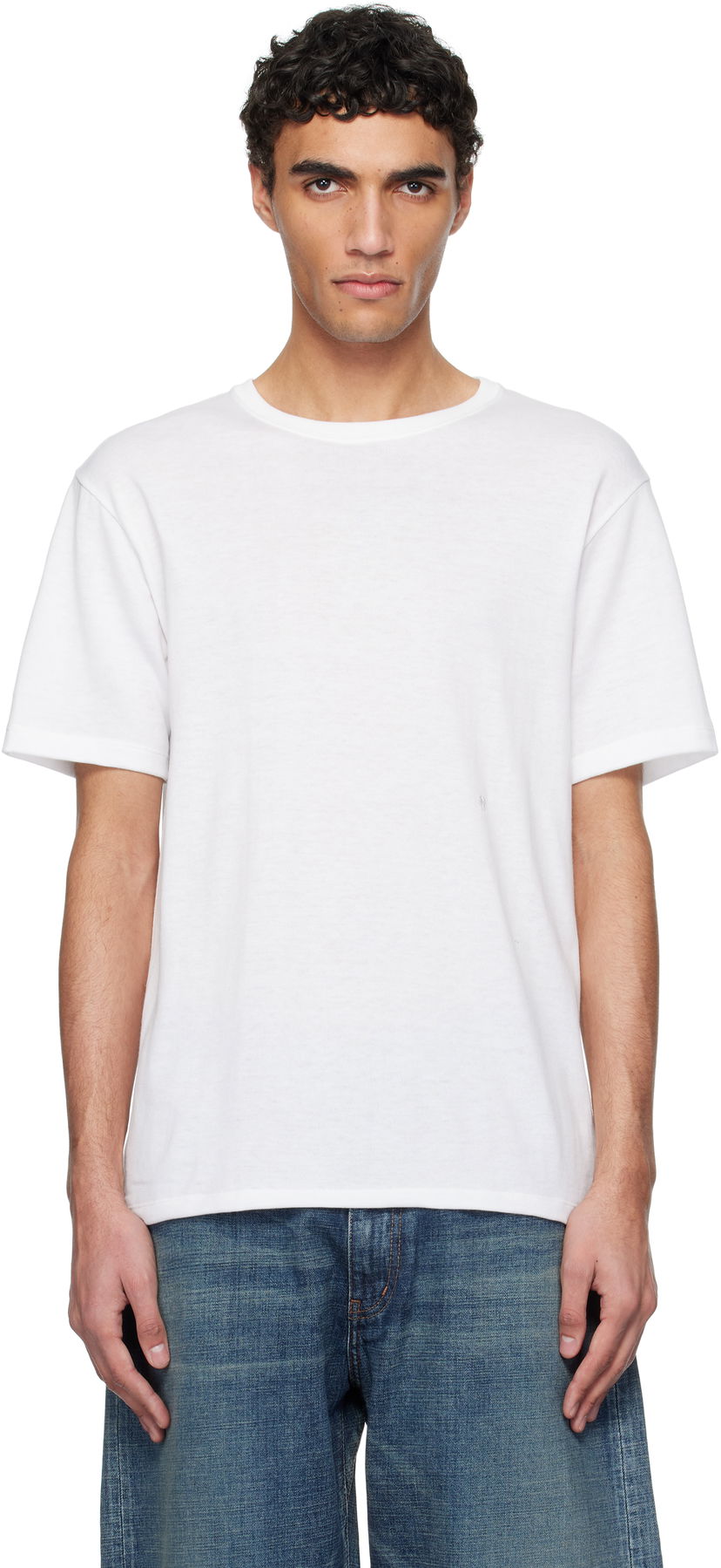 T-shirt NANAMICA Nanamica Loopwheel COOLMAX Jersey T-Shirt Hvid | S25SI115U