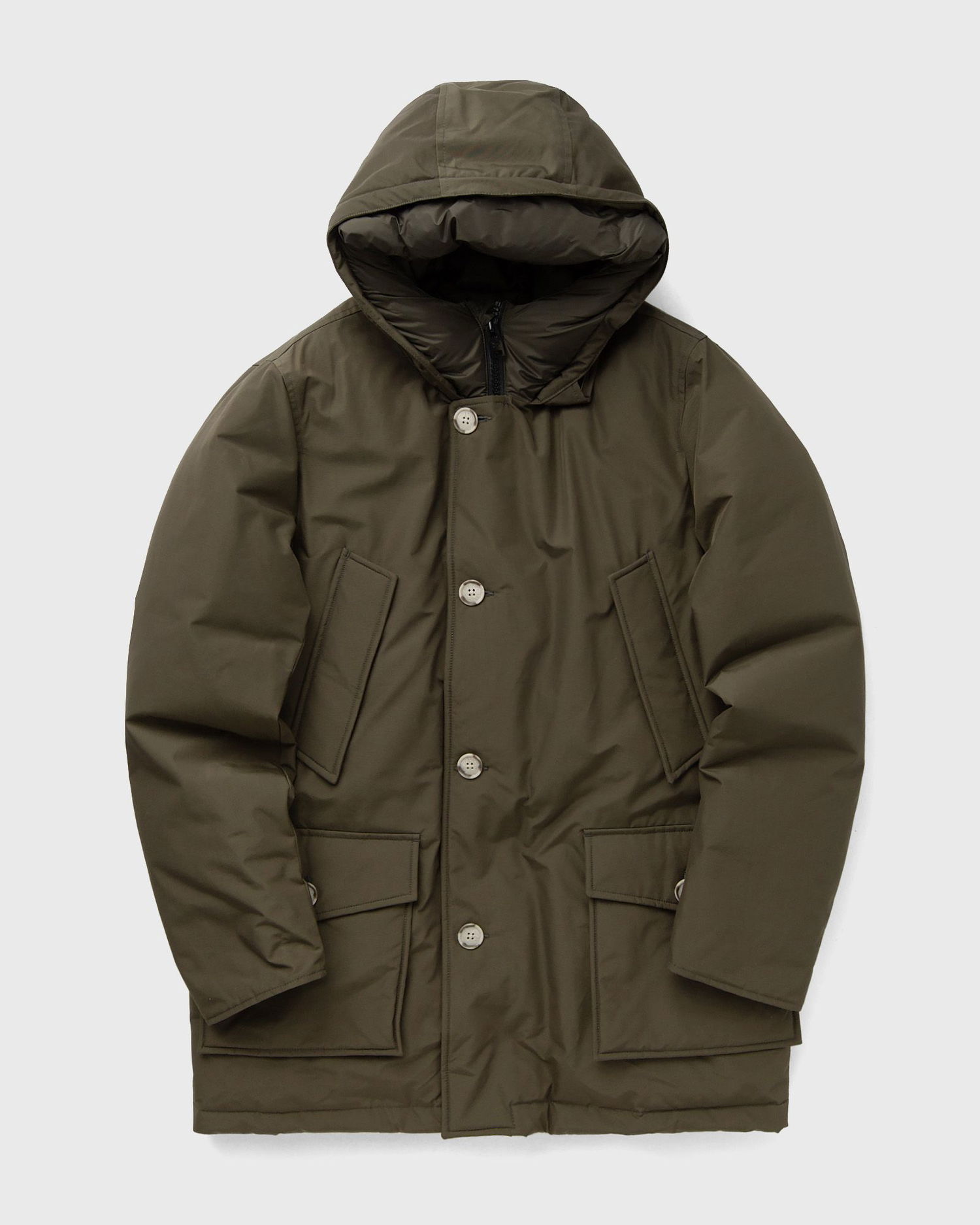 Parka WOOLRICH Arctic Parka with Button Closure and Attached Hood Grøn | CFWOOU0483MRUT0001-DAG, 1
