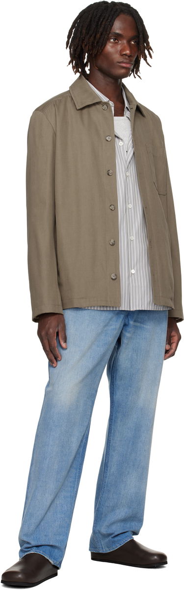 Jakke A.P.C. A.P.C. Jeffray Button-Up Jacket Grøn | COFCO-H02991, 3