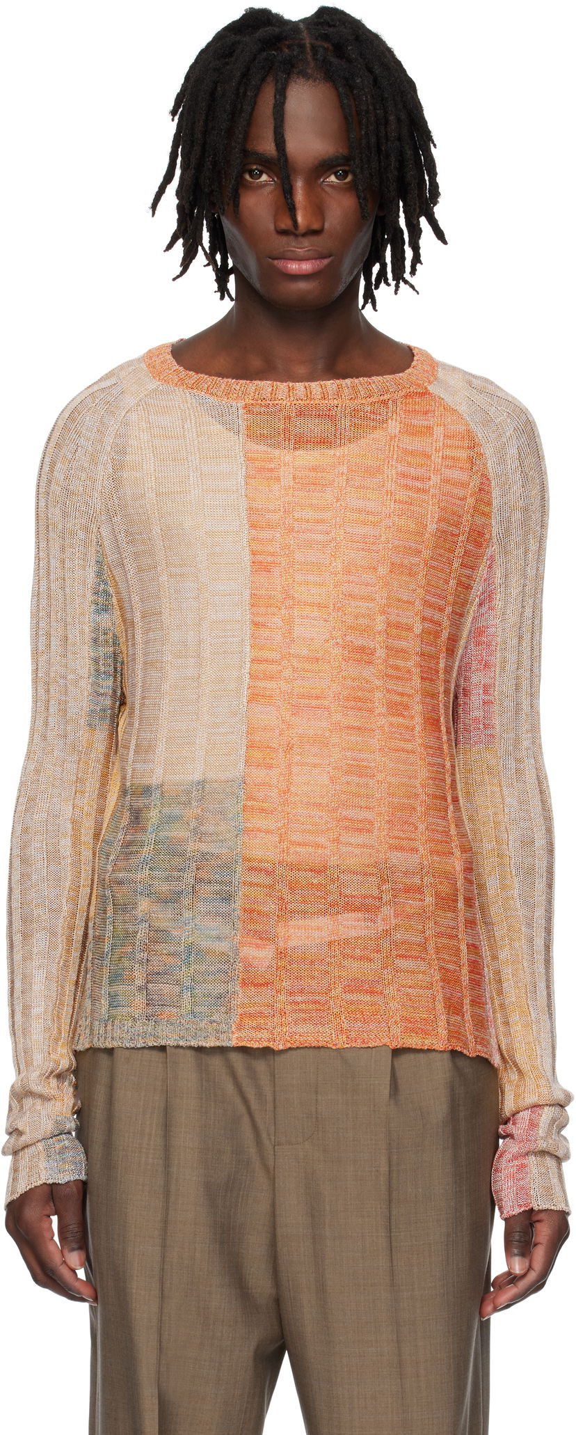 Sweater Eckhaus Latta Eckhaus Latta Symphony Knit Sweater Flerfarvet | 8021-EL-PS25-R - REEF