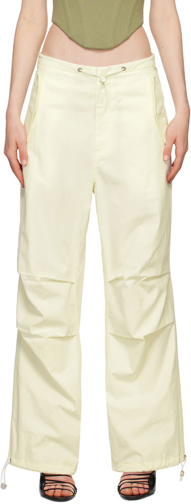 Cargo bukser Dion Lee Parachute Trousers with Drawstring Waist Beige | C2100R23, 0